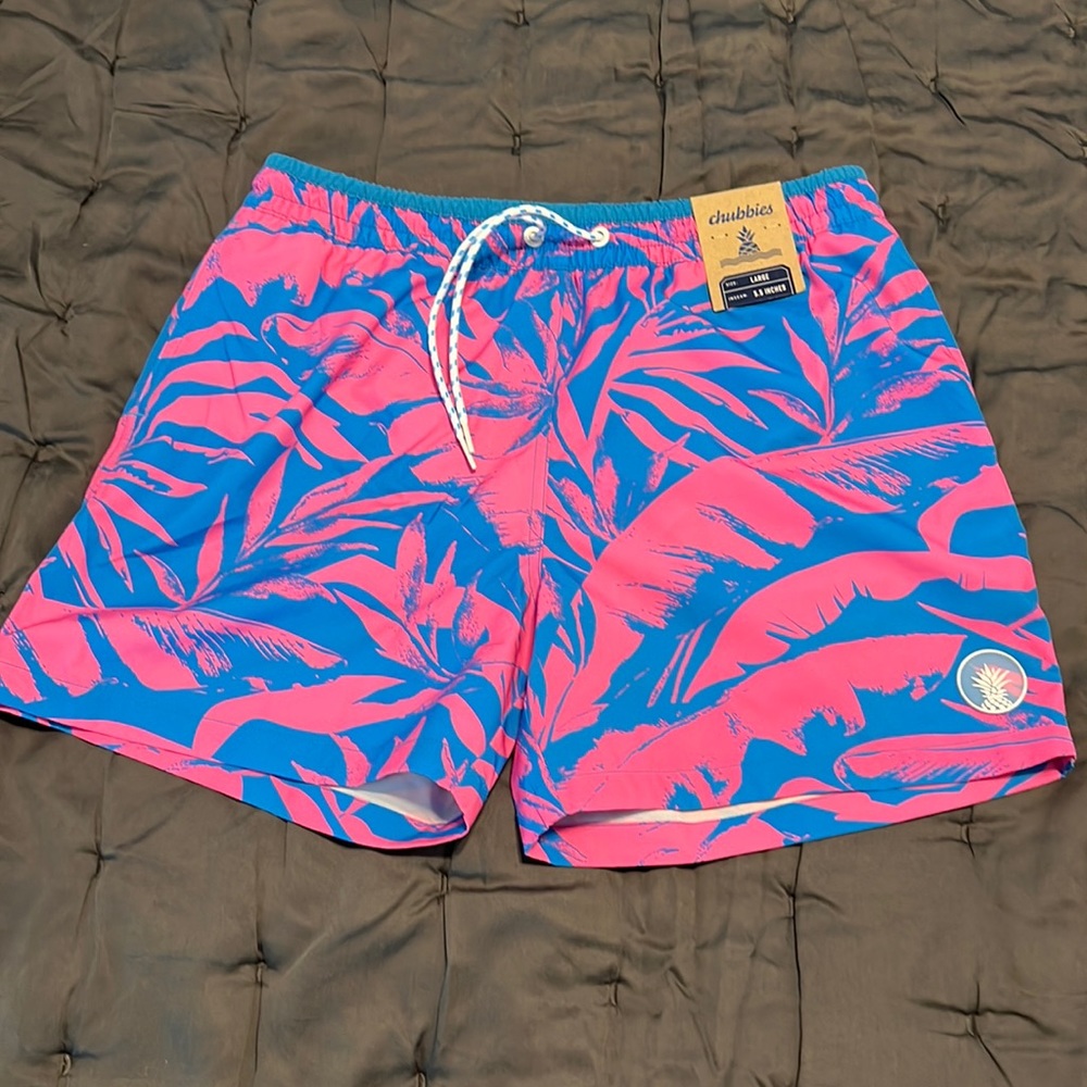 Chubbies 5.5 inch classic swim trunk size L